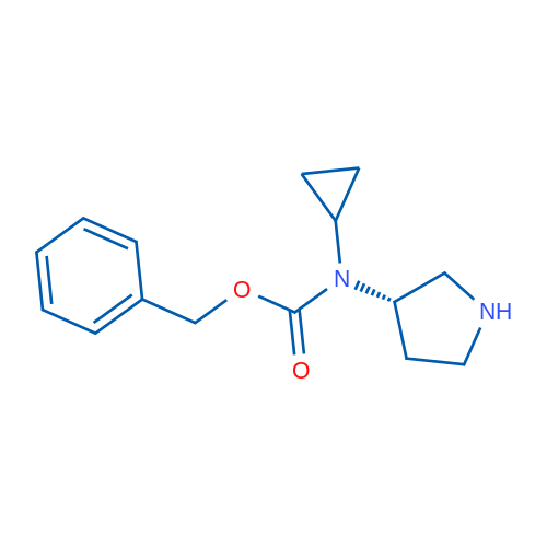 (S)-Benzyl cyclopropyl(pyrrolidin-3-yl)carbamate 1g