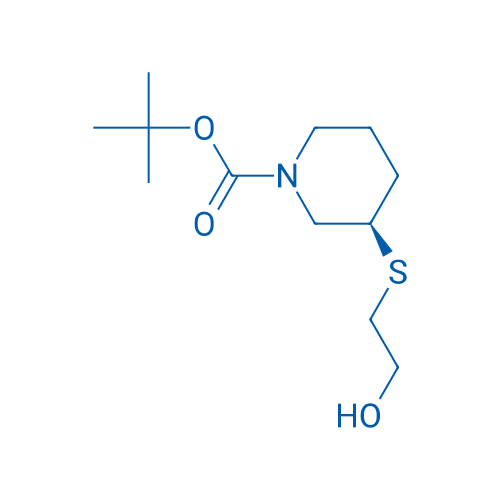 (R)-tert-Butyl 3-((2-hydroxyethyl)thio)piperidine-1-carboxylate 1g