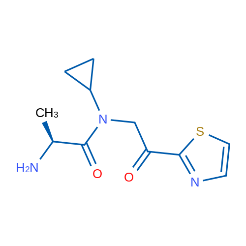 (S)-2-Amino-N-cyclopropyl-N-(2-oxo-2-(thiazol-2-yl)ethyl)propanamide 1g