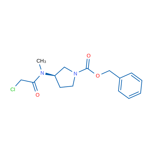 (R)-Benzyl 3-(2-chloro-N-methylacetamido)pyrrolidine-1-carboxylate 1g
