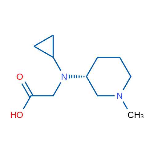 (R)-2-(Cyclopropyl(1-methylpiperidin-3-yl)amino)acetic acid 1g