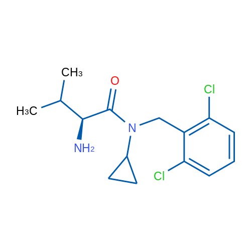 (S)-2-Amino-N-cyclopropyl-N-(2,6-dichlorobenzyl)-3-methylbutanamide 1g