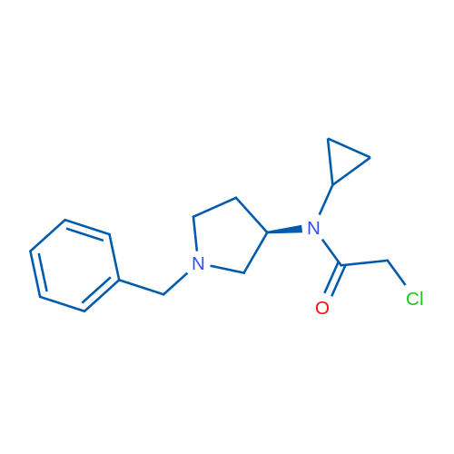 (R)-N-(1-Benzylpyrrolidin-3-yl)-2-chloro-N-cyclopropylacetamide 1g