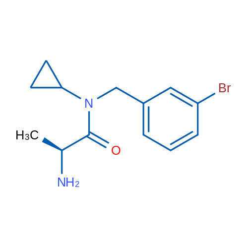 (S)-2-Amino-N-(3-bromobenzyl)-N-cyclopropylpropanamide 1g