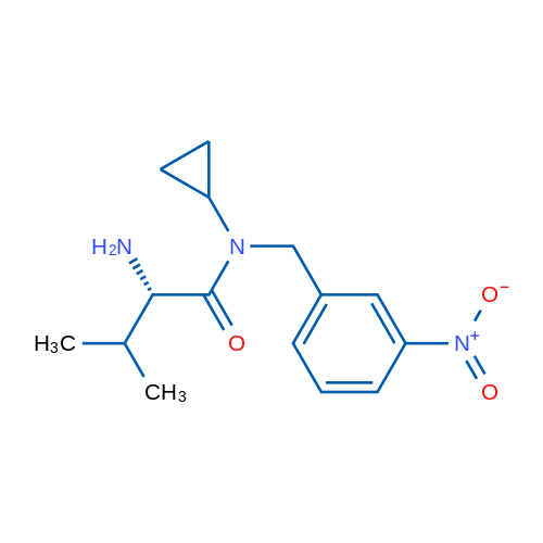 (S)-2-Amino-N-cyclopropyl-3-methyl-N-(3-nitrobenzyl)butanamide 1g