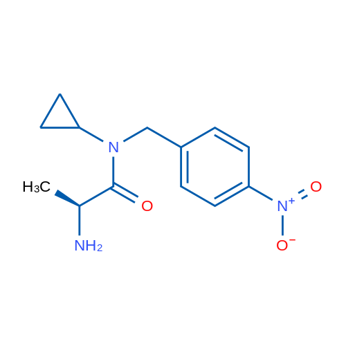 (S)-2-Amino-N-cyclopropyl-N-(4-nitrobenzyl)propanamide 1g