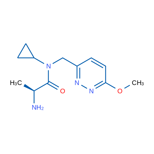 (S)-2-Amino-N-cyclopropyl-N-((6-methoxypyridazin-3-yl)methyl)propanamide 1g