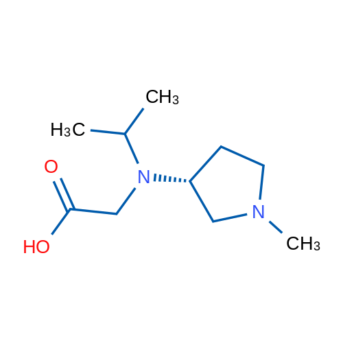 (R)-2-(Isopropyl(1-methylpyrrolidin-3-yl)amino)acetic acid 1g