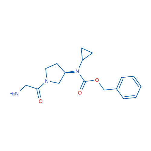 (R)-Benzyl (1-(2-aminoacetyl)pyrrolidin-3-yl)(cyclopropyl)carbamate 1g