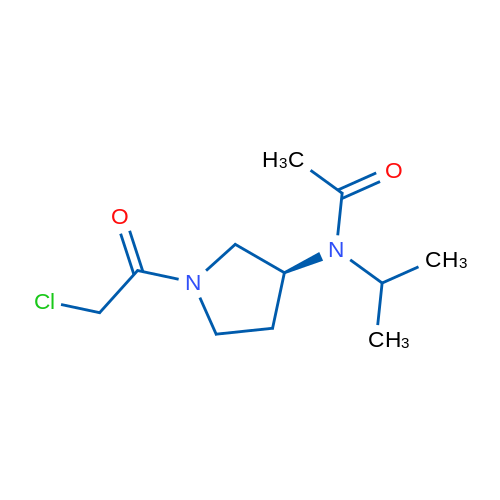 (S)-N-(1-(2-Chloroacetyl)pyrrolidin-3-yl)-N-isopropylacetamide 1g