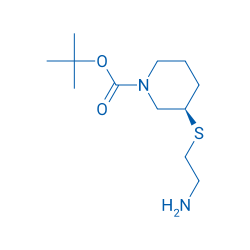 (R)-tert-Butyl 3-((2-aminoethyl)thio)piperidine-1-carboxylate 1g