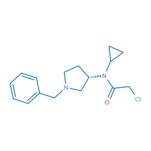(S)-N-(1-Benzylpyrrolidin-3-yl)-2-chloro-N-cyclopropylacetamide 1g