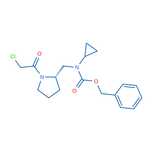 (S)-Benzyl ((1-(2-chloroacetyl)pyrrolidin-2-yl)methyl)(cyclopropyl)carbamate 1g