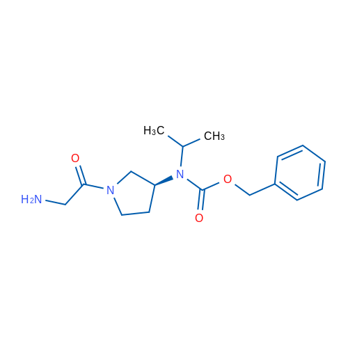 (S)-Benzyl (1-(2-aminoacetyl)pyrrolidin-3-yl)(isopropyl)carbamate 1g