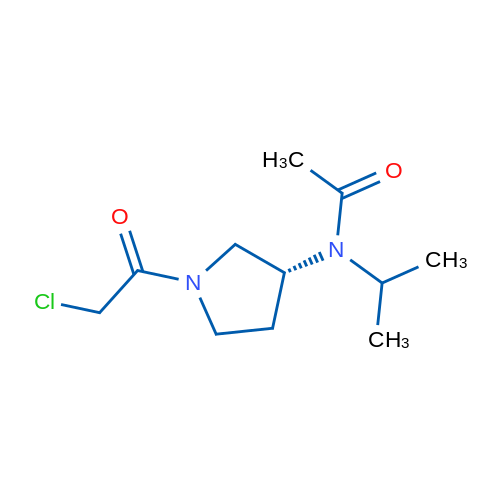 (R)-N-(1-(2-Chloroacetyl)pyrrolidin-3-yl)-N-isopropylacetamide 1g