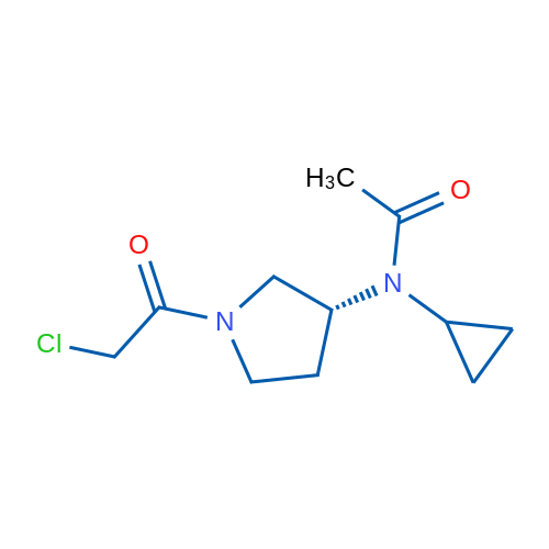 (R)-N-(1-(2-Chloroacetyl)pyrrolidin-3-yl)-N-cyclopropylacetamide 1g