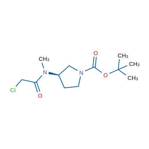 (R)-tert-Butyl 3-(2-chloro-N-methylacetamido)pyrrolidine-1-carboxylate 1g