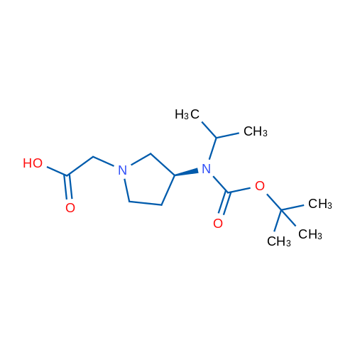 (S)-2-(3-((tert-Butoxycarbonyl)(isopropyl)amino)pyrrolidin-1-yl)acetic acid 1g