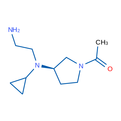 (R)-1-(3-((2-Aminoethyl)(cyclopropyl)amino)pyrrolidin-1-yl)ethanone 1g