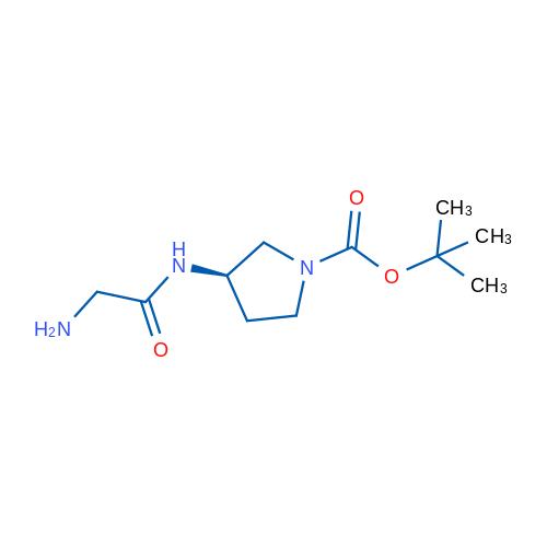 (R)-tert-Butyl 3-(2-aminoacetamido)pyrrolidine-1-carboxylate 1g