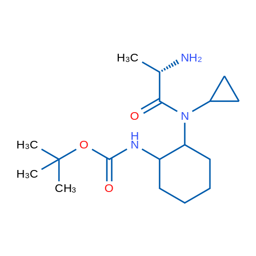 tert-Butyl (2-((S)-2-amino-N-cyclopropylpropanamido)cyclohexyl)carbamate 1g