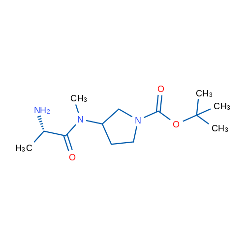 tert-Butyl 3-((S)-2-amino-N-methylpropanamido)pyrrolidine-1-carboxylate 1g