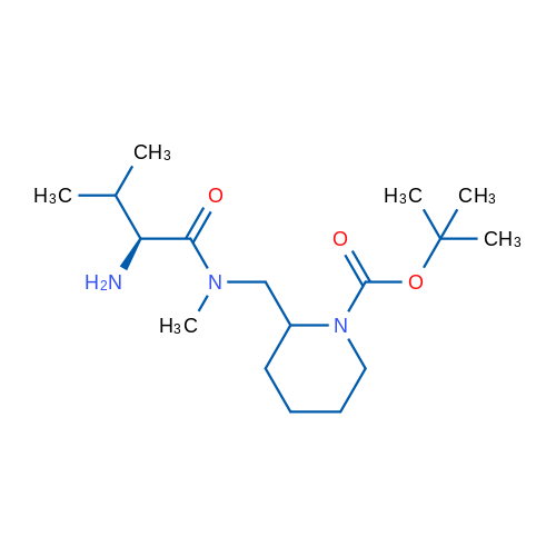 tert-Butyl 2-(((S)-2-amino-N,3-dimethylbutanamido)methyl)piperidine-1-carboxylate 1g