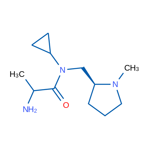 2-Amino-N-cyclopropyl-N-(((S)-1-methylpyrrolidin-2-yl)methyl)propanamide 1g