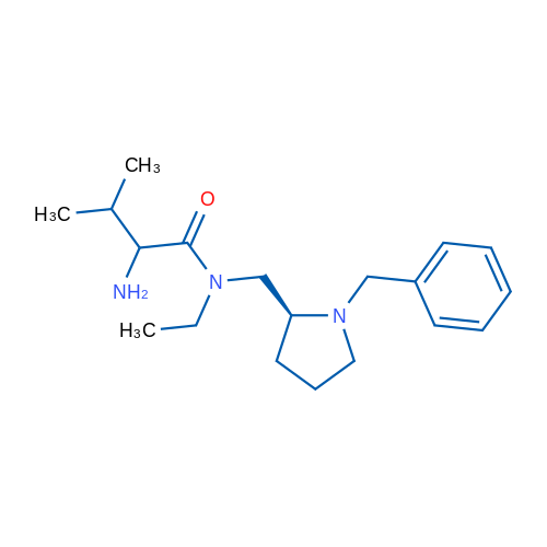 2-Amino-N-(((S)-1-benzylpyrrolidin-2-yl)methyl)-N-ethyl-3-methylbutanamide 1g
