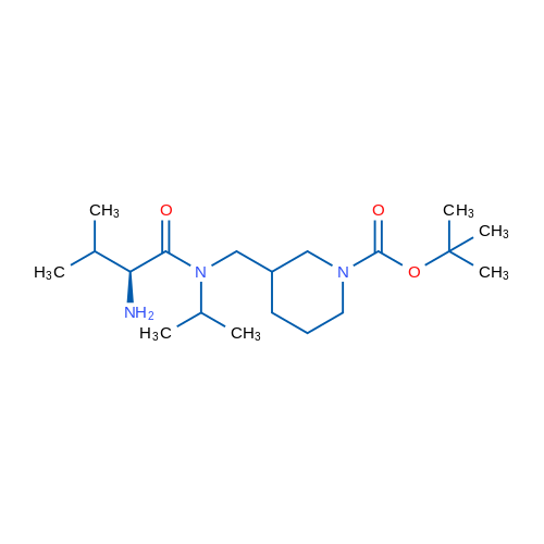 tert-Butyl 3-(((S)-2-amino-N-isopropyl-3-methylbutanamido)methyl)piperidine-1-carboxylate 1g