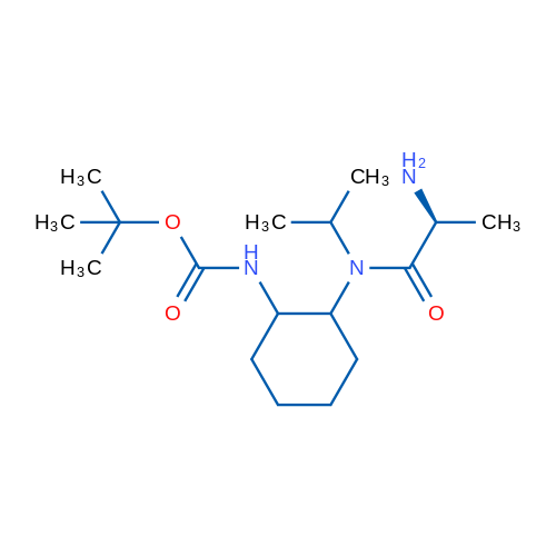 tert-Butyl (2-((S)-2-amino-N-isopropylpropanamido)cyclohexyl)carbamate 1g