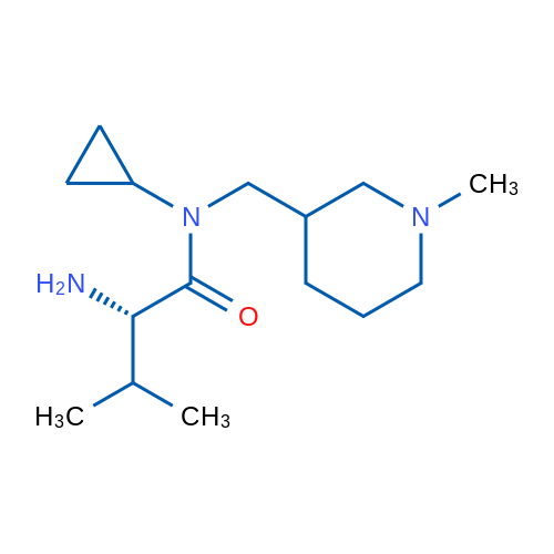 (2S)-2-Amino-N-cyclopropyl-3-methyl-N-((1-methylpiperidin-3-yl)methyl)butanamide 1g