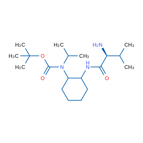 tert-Butyl (2-((S)-2-amino-3-methylbutanamido)cyclohexyl)(isopropyl)carbamate 1g