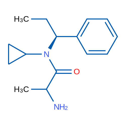 2-Amino-N-cyclopropyl-N-((S)-1-phenylpropyl)propanamide 1g