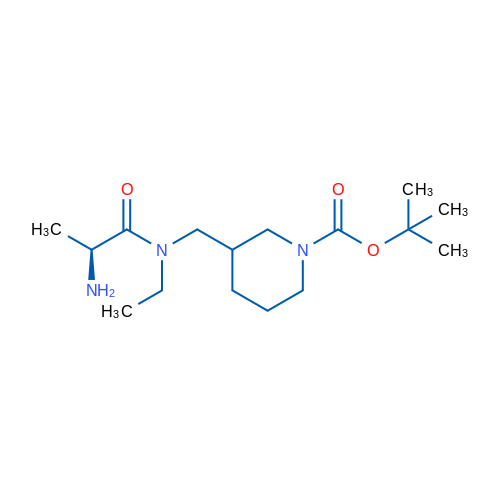 tert-Butyl 3-(((S)-2-amino-N-ethylpropanamido)methyl)piperidine-1-carboxylate 1g