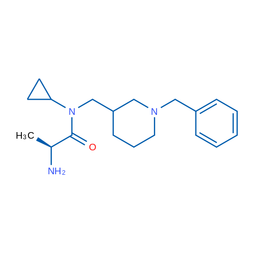 (2S)-2-Amino-N-((1-benzylpiperidin-3-yl)methyl)-N-cyclopropylpropanamide 1g