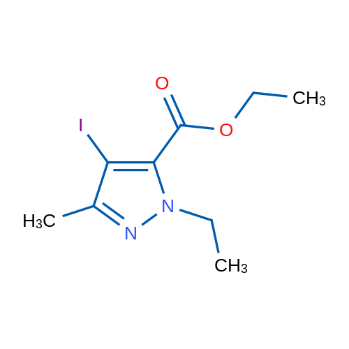 Ethyl 1-ethyl-4-iodo-3-methyl-1H-pyrazole-5-carboxylate 1g