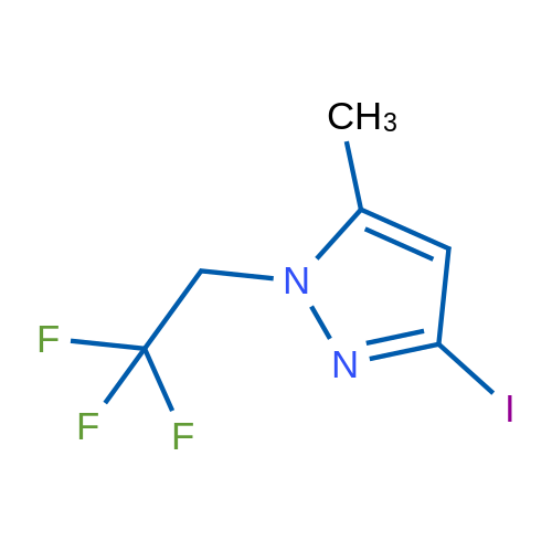 3-Iodo-5-methyl-1-(2,2,2-trifluoroethyl)-1H-pyrazole 1g