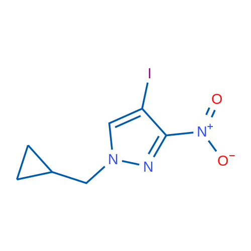 1-(Cyclopropylmethyl)-4-iodo-3-nitro-1H-pyrazole 1g