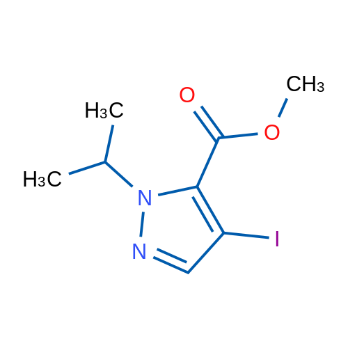 Methyl 4-iodo-1-isopropyl-1H-pyrazole-5-carboxylate 1g