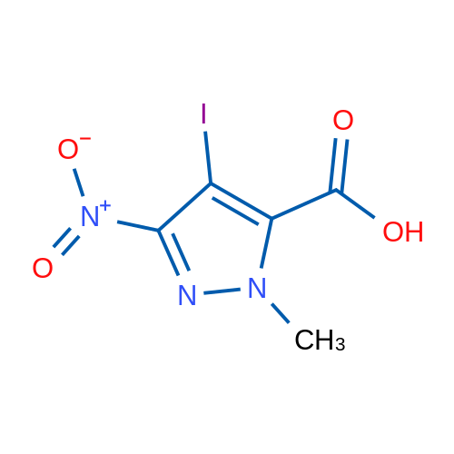 4-Iodo-1-methyl-3-nitro-1H-pyrazole-5-carboxylic acid 1g