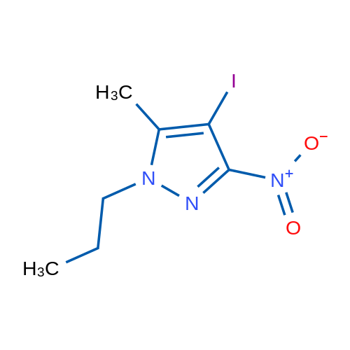 4-Iodo-5-methyl-3-nitro-1-propyl-1H-pyrazole 1g