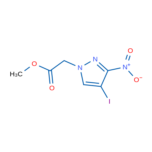 Methyl 2-(4-iodo-3-nitro-1H-pyrazol-1-yl)acetate 1g