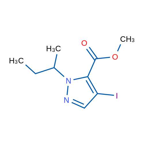 Methyl 1-(sec-butyl)-4-iodo-1H-pyrazole-5-carboxylate 5g