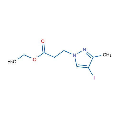 Ethyl 3-(4-iodo-3-methyl-1H-pyrazol-1-yl)propanoate 1g
