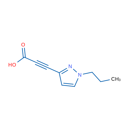 3-(1-Propyl-1H-pyrazol-3-yl)propiolic acid 1g
