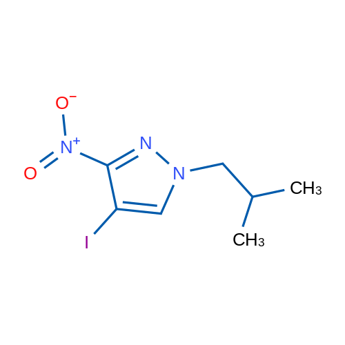 4-Iodo-1-isobutyl-3-nitro-1H-pyrazole 5g