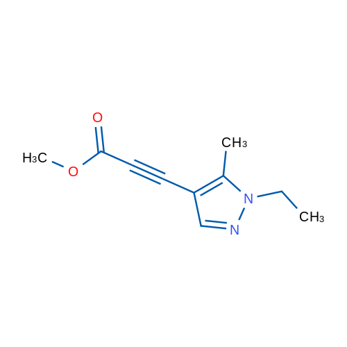 Methyl 3-(1-ethyl-5-methyl-1H-pyrazol-4-yl)propiolate 1g