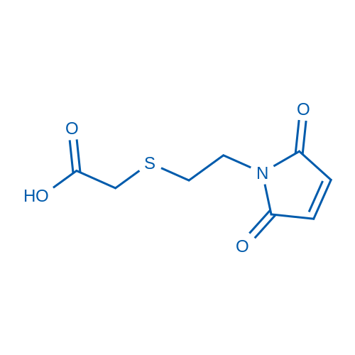 2-((2-(2,5-Dioxo-2,5-dihydro-1H-pyrrol-1-yl)ethyl)thio)acetic acid 250mg