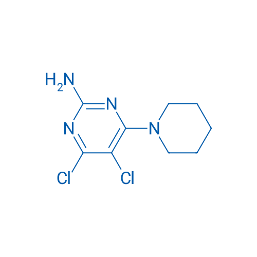 4,5-Dichloro-6-(piperidin-1-yl)pyrimidin-2-amine 1g